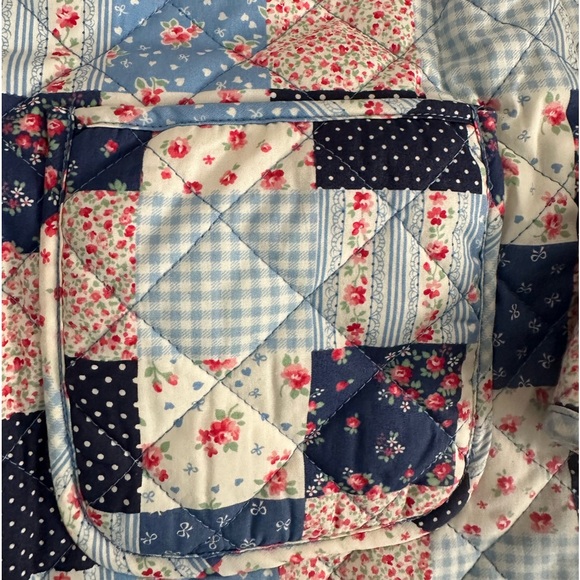 Girls Classic Prep CeCe Quilted Patchwork Barn Coat, Size Extra Large. - Picture 4 of 12